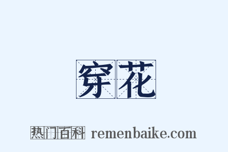 穿花是什么意思的图片